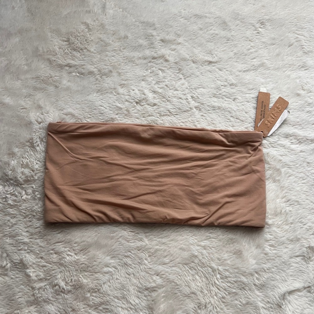 Skims Fits Everybody Bandeau Clay Brown Strapless Bra BR-BND-2026 Size Small NWT